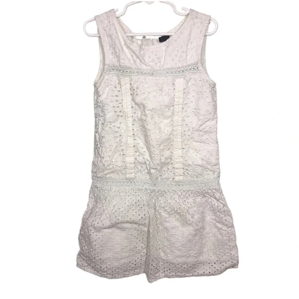 Gap White Eyelet Lace Dress